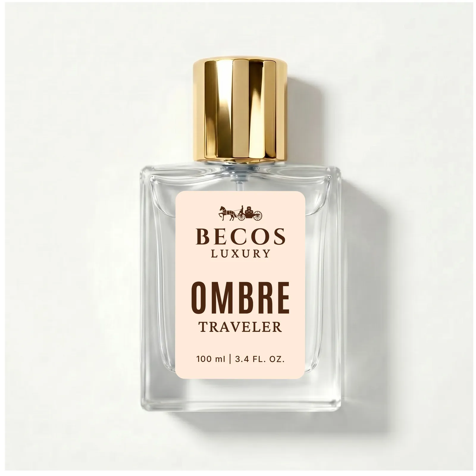 Ombre Traveler Perfume for Men & Women 100ml | Long Lasting Exotic Oriental Floral Fragrance | Saffron, Raspberry, Incense, Rose, Agarwood, Geranium, Amber Wood, Benzoin Notes | Romantic Mysterious Luxury Scent | Premium Gift